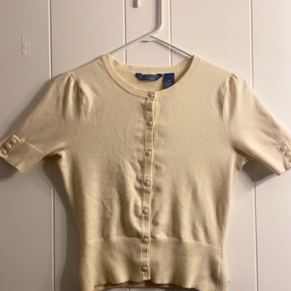 Cream colored blouse. XS